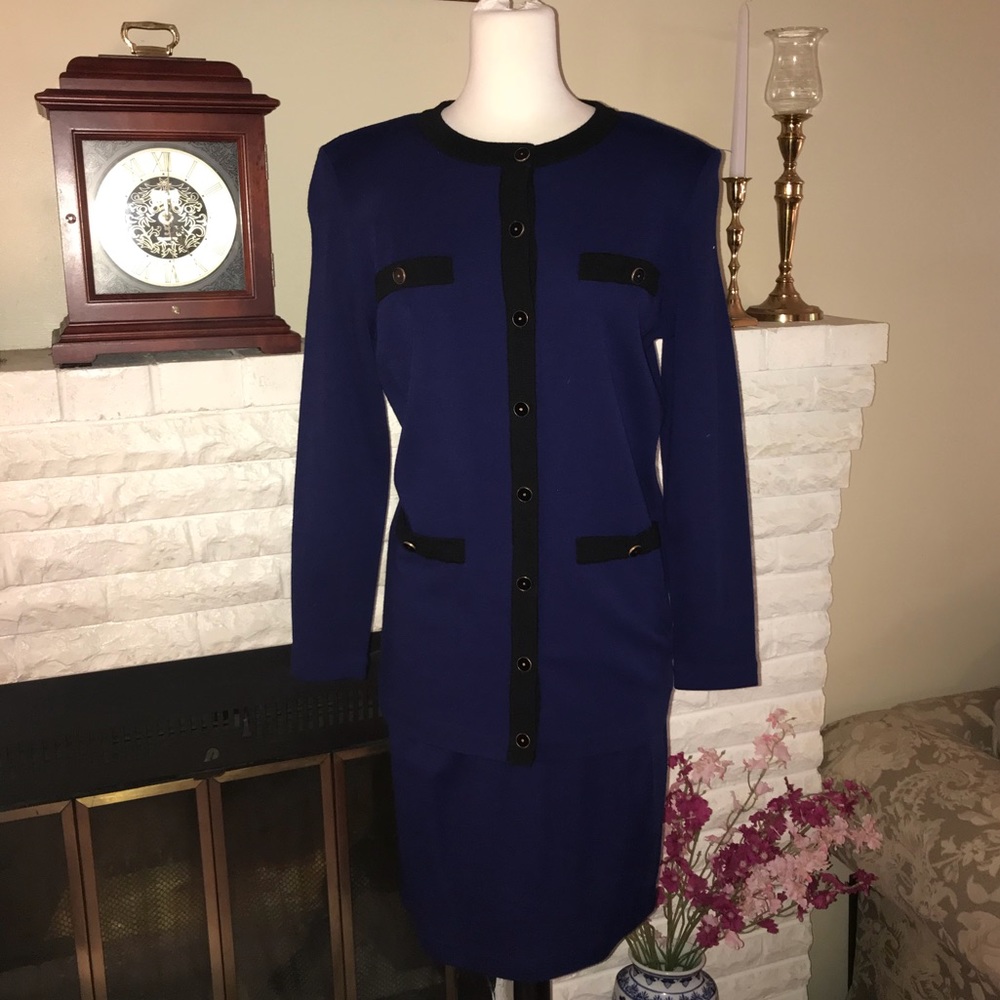 Liz Claiborne 2 Piece Wool Blend Skirt Set